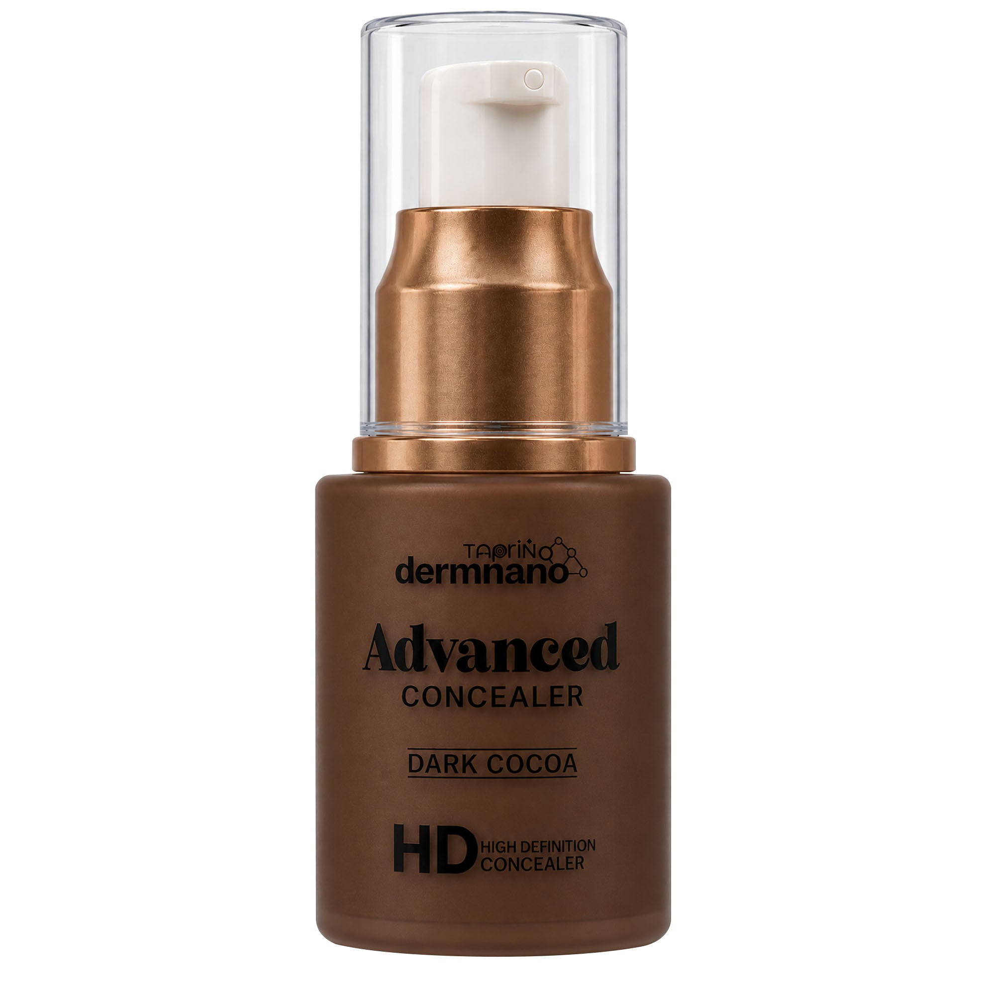 Advanced HD Concealer Dark Cocoa Shade | Liquid Concealer for Warm Undertone Makeup Coverage | 30ml