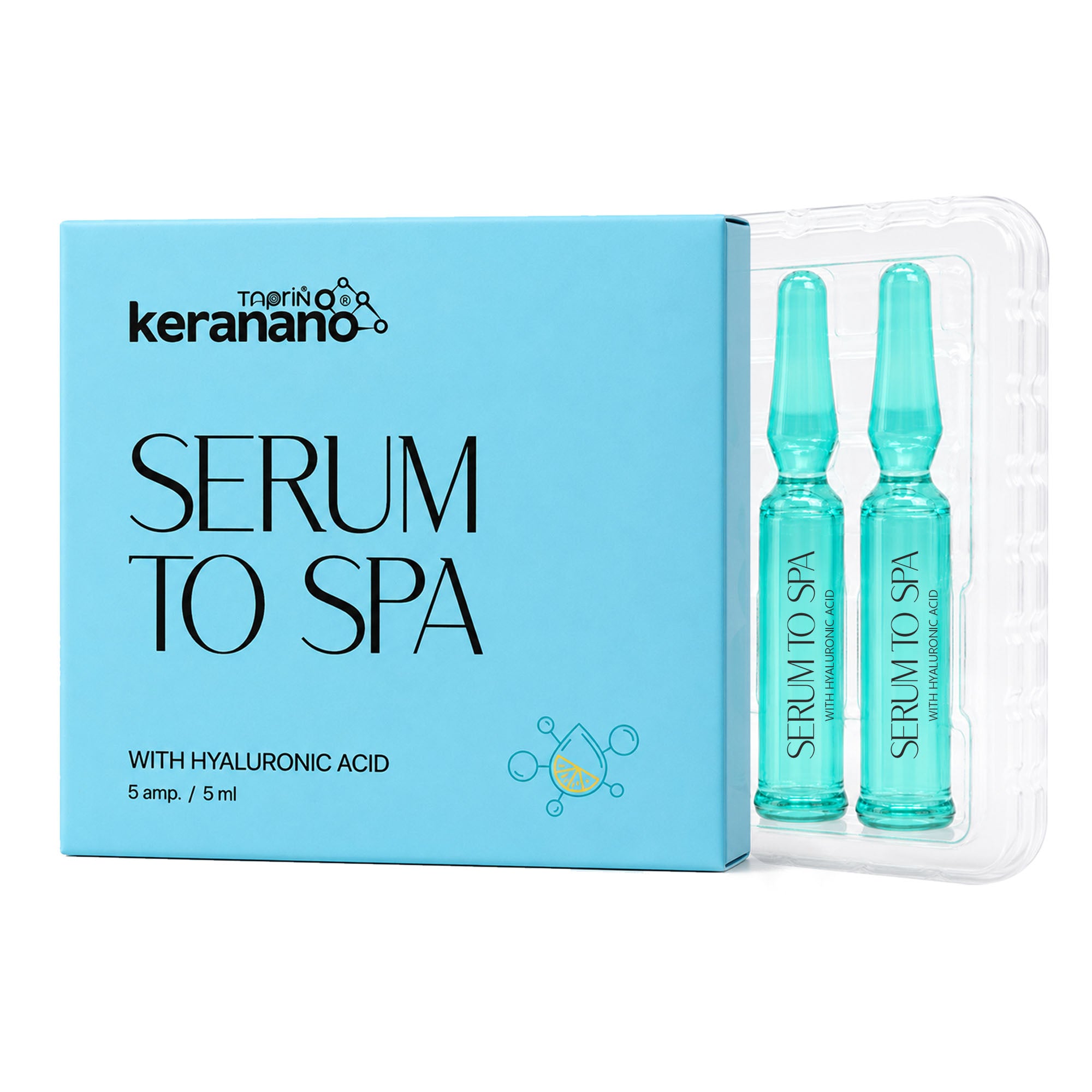 Serum To Hair Spa Ampoule with Hyaluronic Acid | Deep Repair Hair Spa Mask for Smooth & Healthy Looking Hair | 5 x 5ml