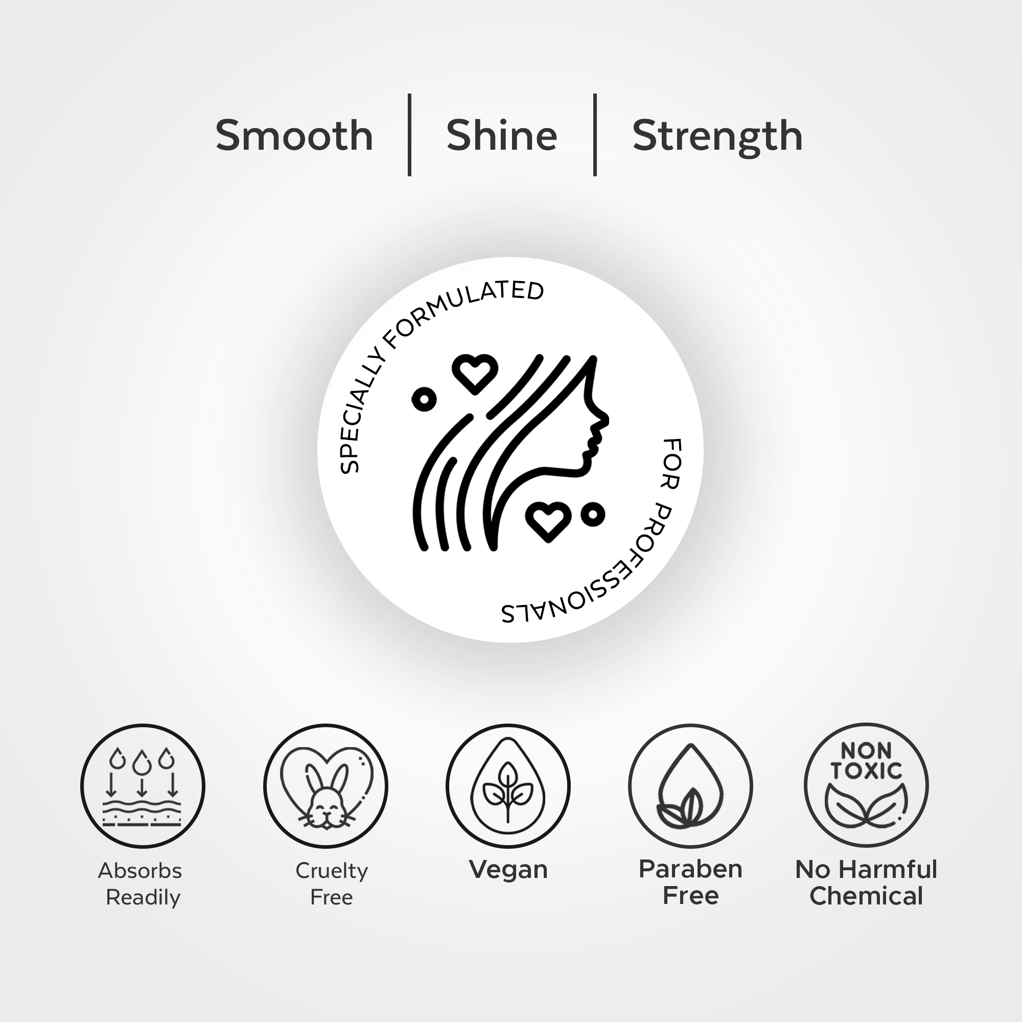 taprin gives smooth, shine and strength hair. 