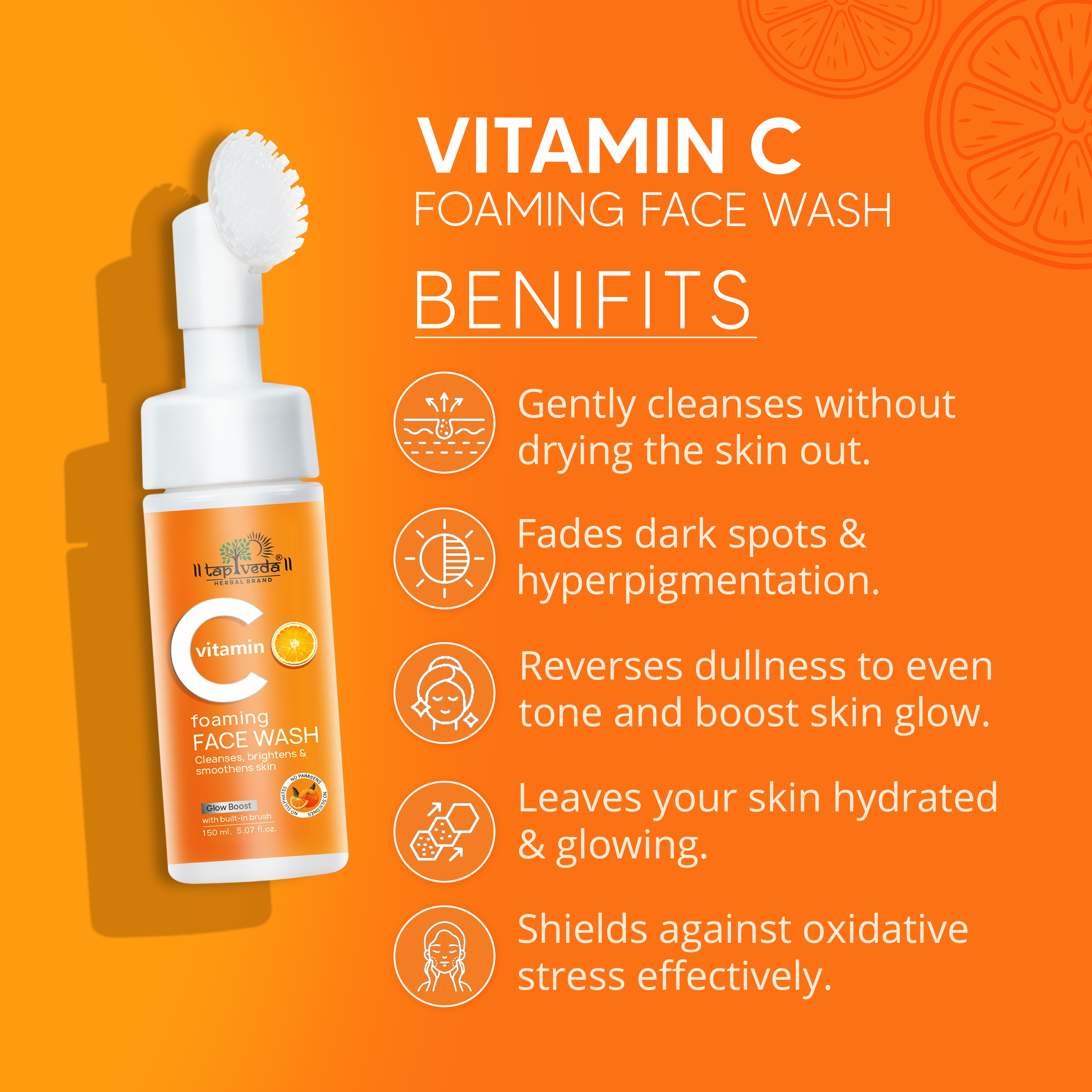 vitamin c foaming face wash benefits