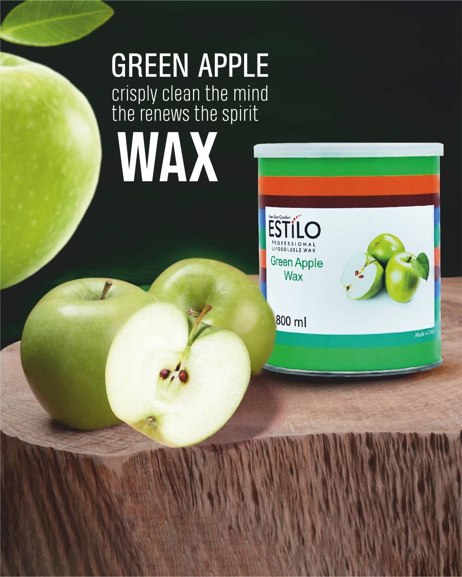 Estilo Green Apple Wax 800ml