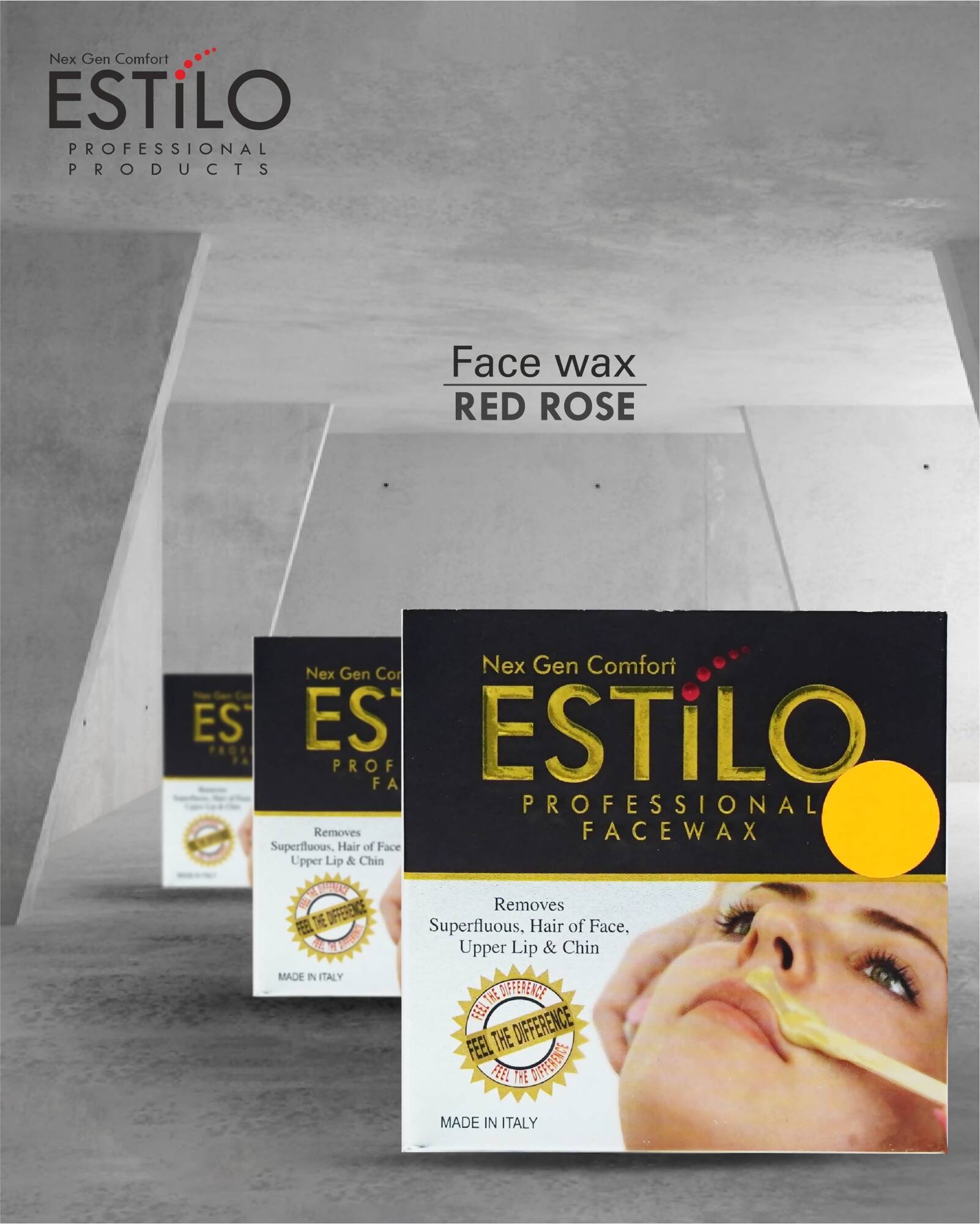 face wax with red rose